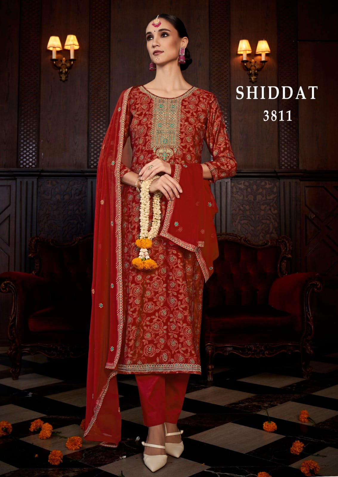 Rang Shiddat Muslin By Kessi Churidar Dress Material Catalog